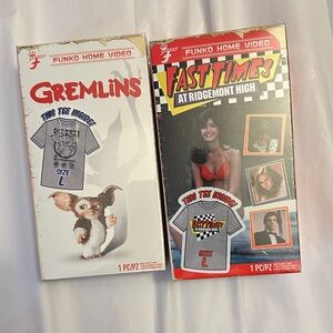 Funko Home Video T-Shirts - Gray and Red